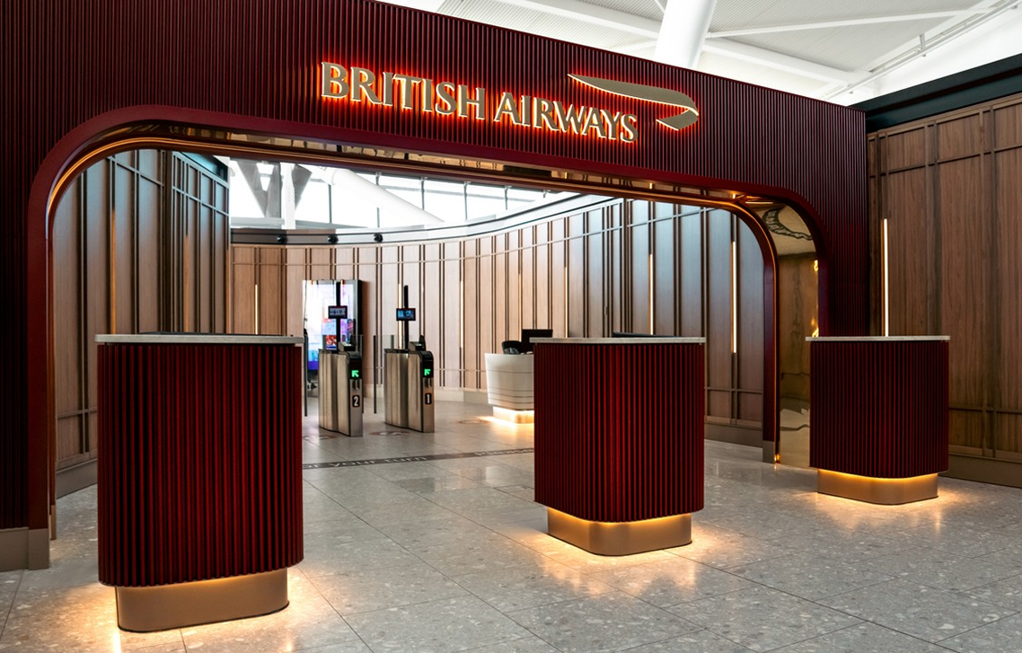 British Airways flight app experience